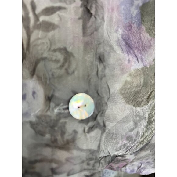 Vintage Floral Cottagecore Dress Maxi Green 10 Retro Chic Sheer Feminine Boho - Picture 4 of 13